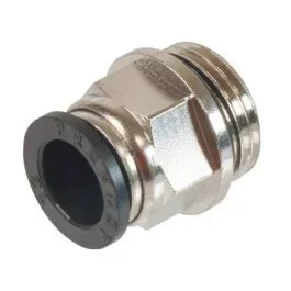 10 RACCORDS 4MM M5 INSTANTANE DROIT MALE CYLINDRIQUE