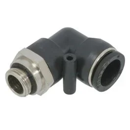 10 RACCORDS 8MM G1 4 COUDE 90° MALE CYLINDRIQUE ORIENTABLE