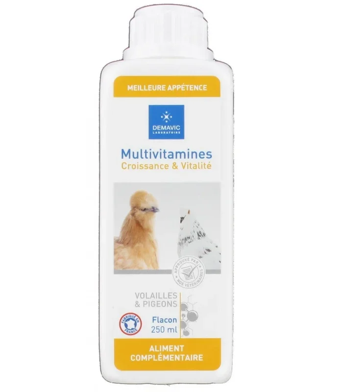 Aliment complémentaire diététique Croissance vitalité 250mL – Demavic
