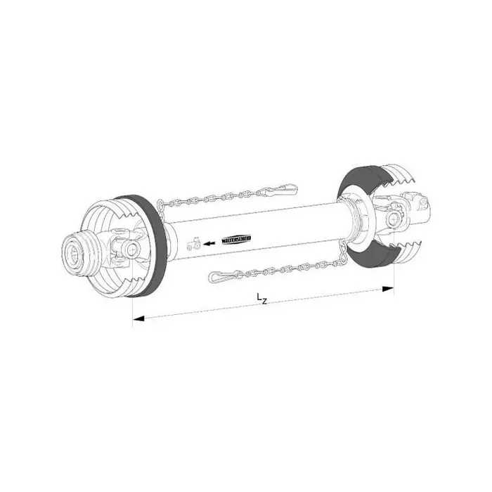 Arbre de cardan WALTERSCHEID W2500860