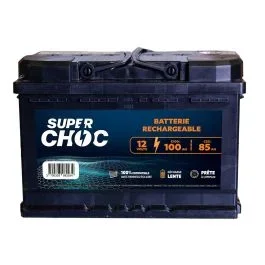 Batterie rechargeable 12V 100Ah SUPERCHOC