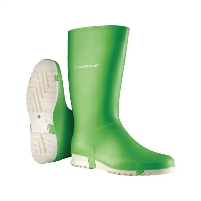 Botte en caoutchouc vert citron taille 32 DUNLOP K28811132