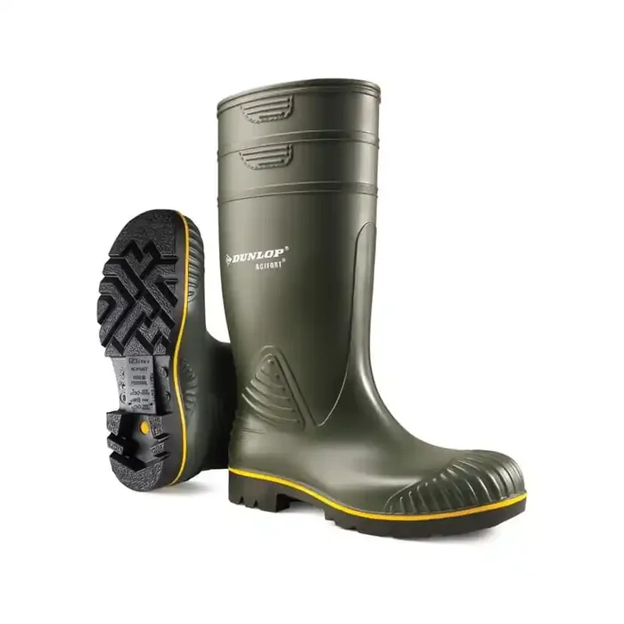Botte verte en caoutchouc taille 43 DUNLOP B44063143