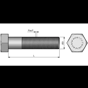 Boulons TH 14 x 35 150 / 12.9 pour décompacteur DURO
