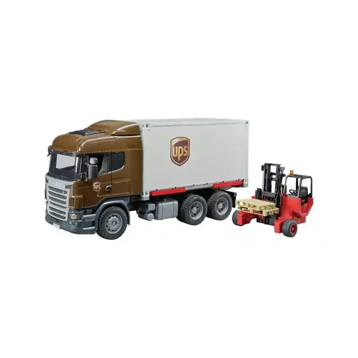 Camion miniature UPS avec chariot élévateur BRUDER U03581