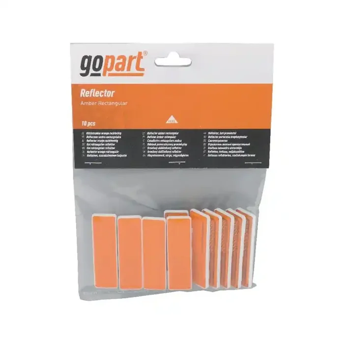 Catadioptre rectangle orange GOPART LA75008