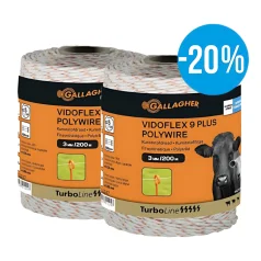 Cordon Vidoflex 9 Turboline Plus 3MM de Gallagher