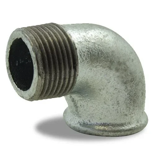 Coude galva 90° 1″ mâle/femelle