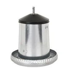 Distributeur de nourriture automatique OLBA, métal galvanisé, couvercle en plastique, 5 kg
