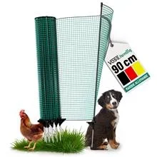 Filet de clôture classic VOSS.farming, 25 m, 90 cm, 15 piquets, 1 pointe, vert, non électrifiable