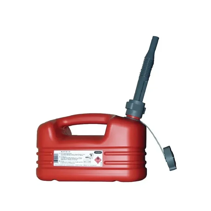 Jerrican plastique 5L rouge PRESSOL SP21131