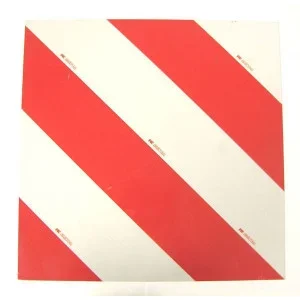 Jeu de 2 plaques réfléchissantes rigide ALU 140 x 565