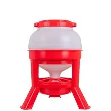 Mangeoire Grande Capacité Sur Pieds Pour Volailles, 20L