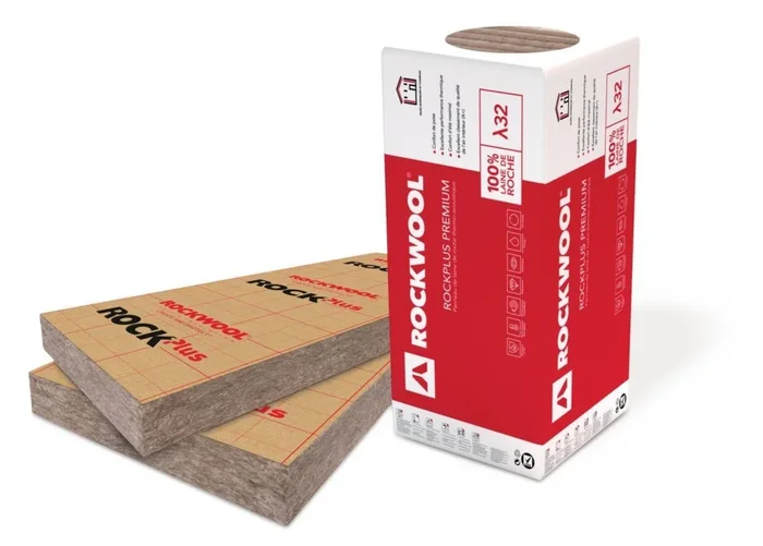 Panneau laine roche Rockplus Premium kraft 101mm (1350×600)