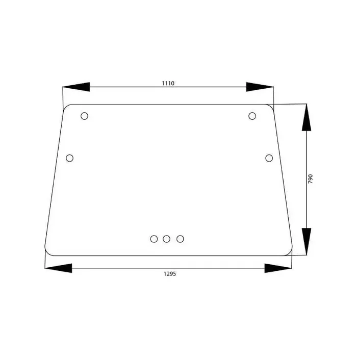 Pare-brise UNIVERSEL 4354075N