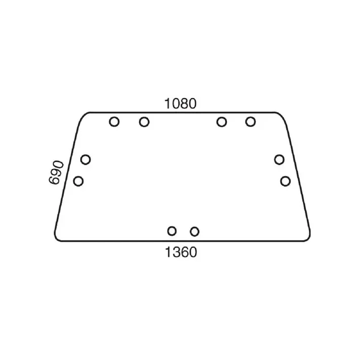 Pare-brise UNIVERSEL D7712