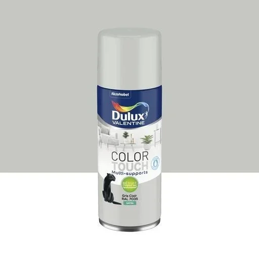 Peinture aérosol Color Touch Satin Gris Clair 400ml
