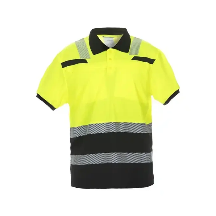 Polo à manches courtes jaune-noir taille L HYDROWEAR 040445YBL
