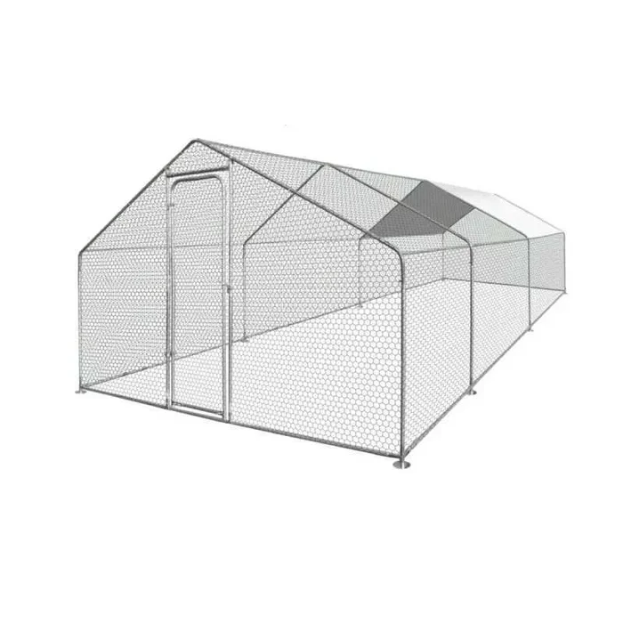 Poulailler en métal 8*3*2 France Elevage