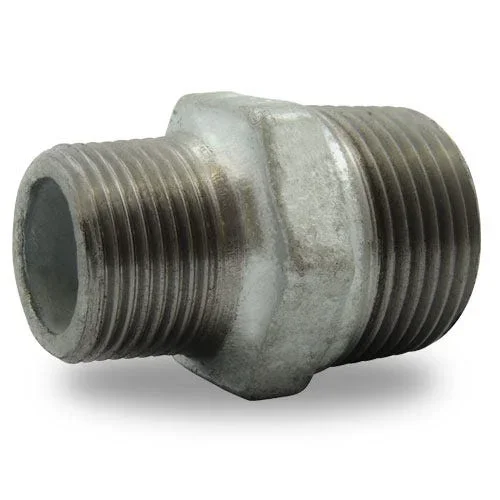 Réduction galva 1″ x 3/4″ mâle/mâle