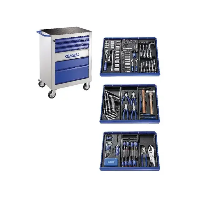 Servante d‘atelier avec kit 209 outils EXPERT E220314