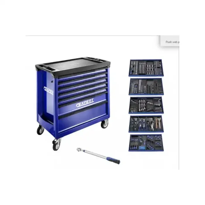 Servante d‘atelier avec kit 396 outils EXPERT E220329