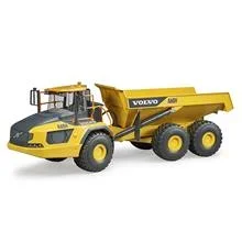 Tombereau Volvo A60H BRUDER, jouet, à partir de 3 ans, 1 16 benne basculante, direction articulée
