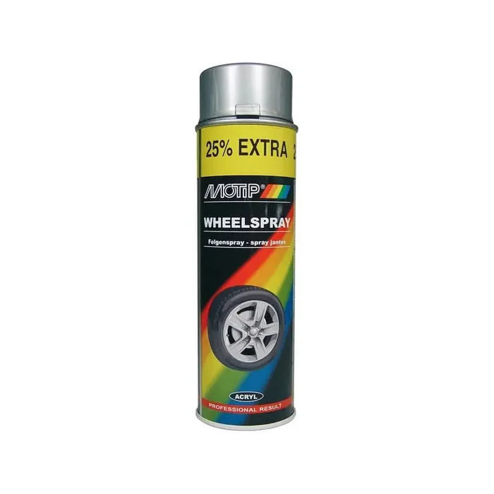 Vernis pour jantes argent 500mL MOTIP 04007