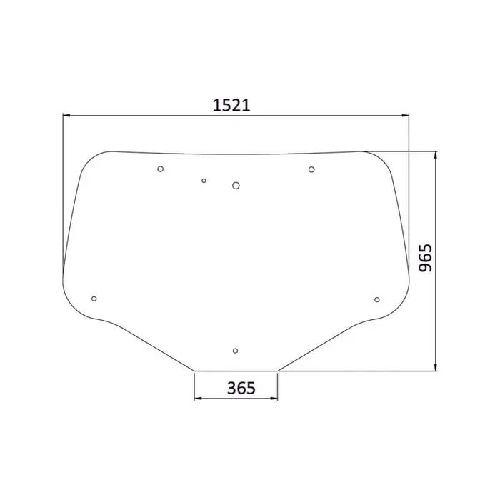 Vitre arrière UNIVERSEL 84600181N