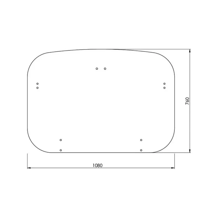 Vitre de cabine avant UNIVERSEL 7700075945N