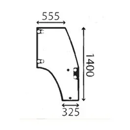 VITRE DE PORTE DROITE