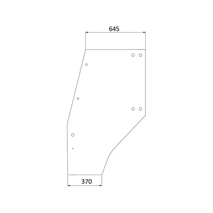 Vitre de porte UNIVERSEL 04400343N
