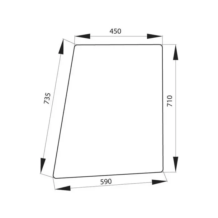 Vitre de porte UNIVERSEL 178810111130N