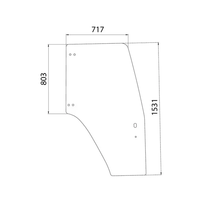 Vitre de porte UNIVERSEL 87302769N