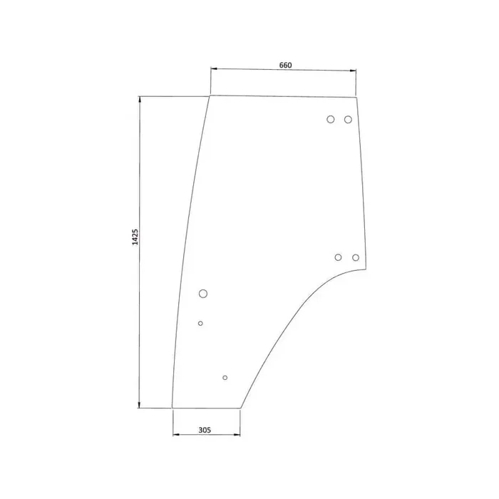 Vitre de portière UNIVERSEL 117810030010KR