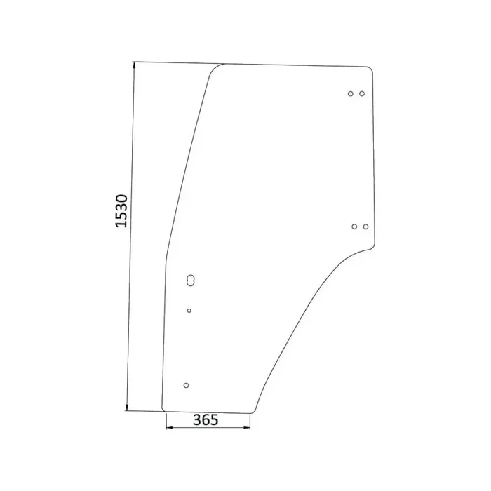 Vitre de portière UNIVERSEL 82036000KR