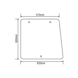 VITRE LATERALE PLATE – CLAIRE